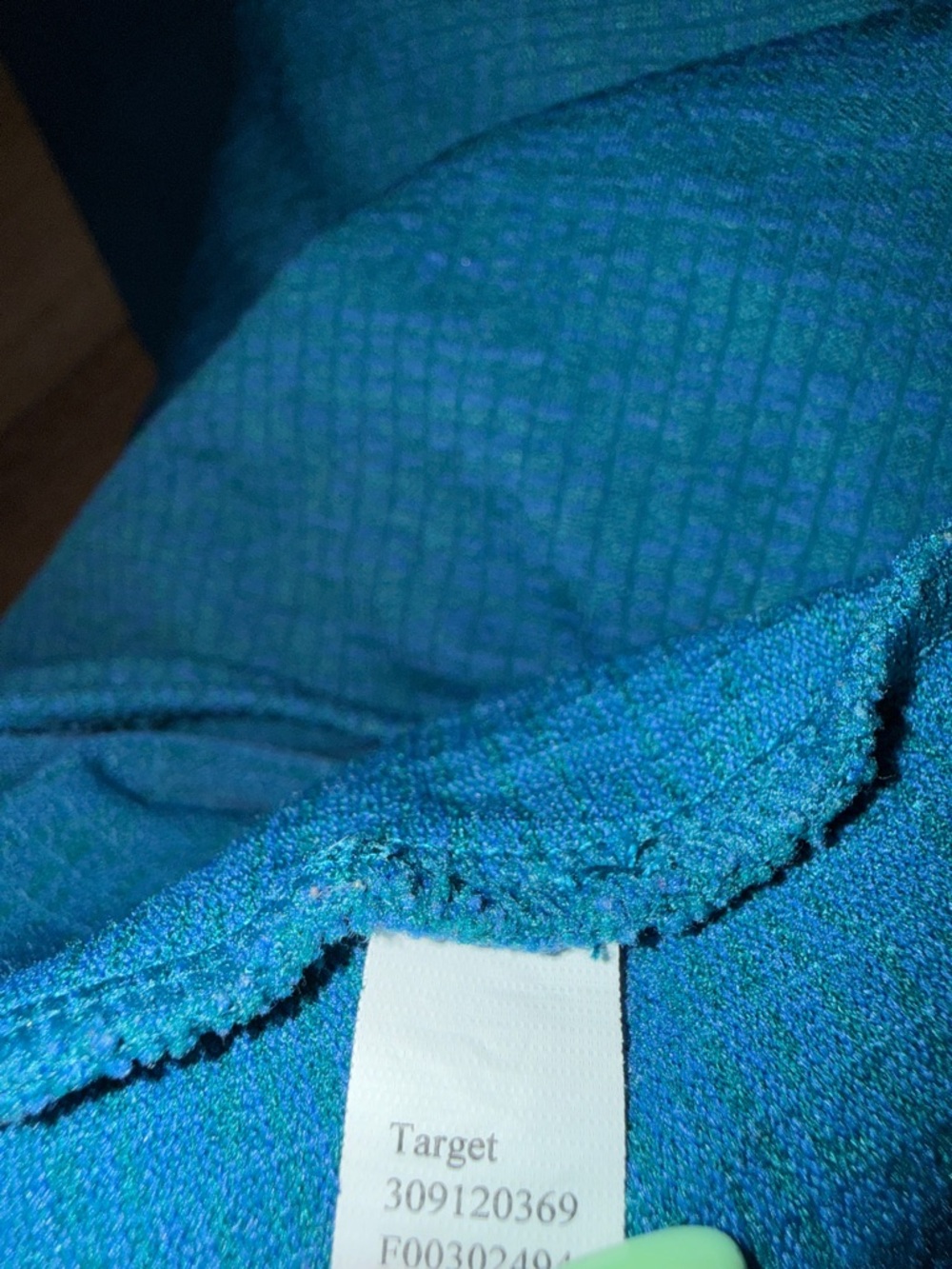 Target Teal Ribbed Two-Piece Set - Picture 6 of 6